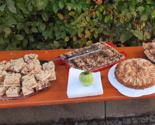 Apfelfest – Kuchenbuffet, Spenden mit Spaß